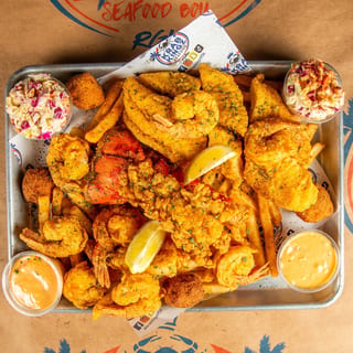 Fried Lobster, Fish & Shrimp