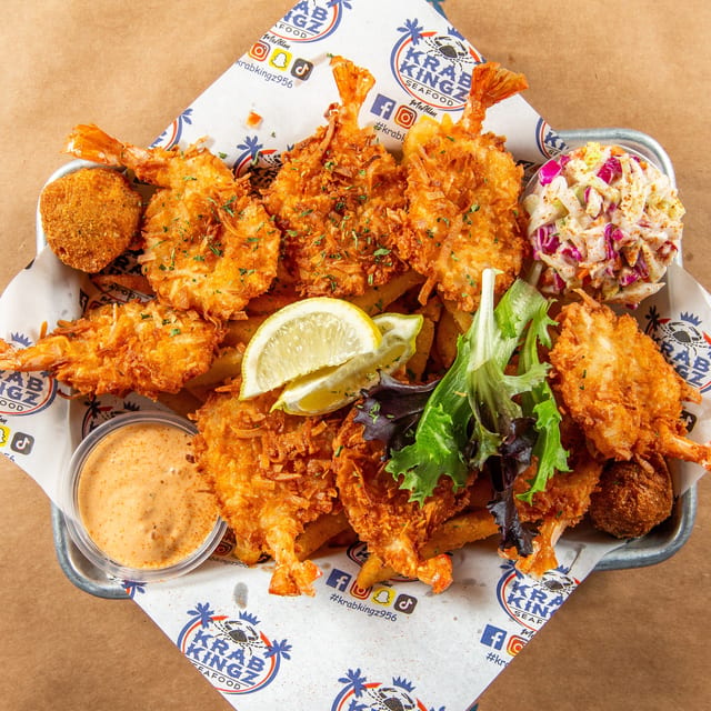 Coconut Shrimp Platter.